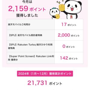 楽天モバイル契約者は楽天市場のお買い物ポイント還元が+4倍！毎月の利用料金分以上のポイント還元を受けられ年間20,000円分以上獲得可能